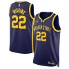 Bellissimo Andrew Wiggins Golden State Warriors Jordan Brand Unisex Swingman Jersey Statement Edition Navy per i devoti sostenitori