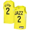 Bellissimo Trendy Collin Sexton Utah Jazz Nike Youth Swingman Jersey Icon Edition Yellow per i devoti sostenitori