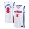 Splendido Accattivante Tim Hardaway Jr. Detroit Pistons Fast Break Replica Player Jersey Association Edition White per i devoti sostenitori