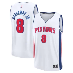 Splendido Accattivante Tim Hardaway Jr. Detroit Pistons Fast Break Replica Player Jersey Association Edition White per i devoti sostenitori