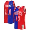 Ottimo Splendido Isiah Thomas Isiah Thomas Hardwood Classics 1988/89 Split Swingman Jersey Blue/Red per i devoti sostenitori