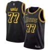 Sofisticato Attraente Luka Dončić Los Angeles Lakers Nike Mamba Edition Jersey Black per i devoti sostenitori