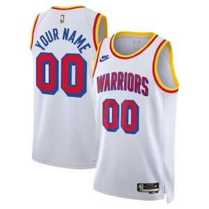Comodo Trendy Golden State Warriors Nike Unisex Adult Swingman Custom Jersey Classic Edition White per i devoti sostenitori