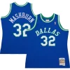 Fantastico Prestigioso Jamal Mashburn Dallas Mavericks 2001/02 Hardwood Classics Swingman Jersey Blue per i devoti sostenitori