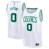 Elegante Jayson Tatum Boston Celtics Youth Fast Break Replica Player Jersey Association Edition White per i devoti sostenitori