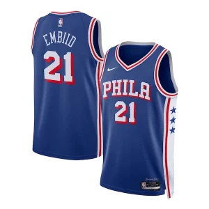 Attraente Joel Embiid Philadelphia 76ers Nike Youth Swingman Jersey Icon Edition Royal per i devoti sostenitori