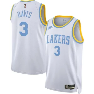 Incantevole Sofisticato Anthony Davis Los Angeles Lakers Nike Swingman Jersey Classic Edition White per i devoti sostenitori