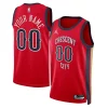 Incantevole New Orleans Pelicans Jordan Brand Unisex Swingman Custom Jersey Red Statement Edition per i devoti sostenitori