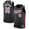 Robusto Scoot Henderson Portland Trail Blazers Nike Unisex 2024/25 Swingman Player Jersey City Edition Black per i devoti sostenitori