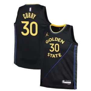 Splendido Moderno Meraviglioso Stephen Curry Golden State Warriors Jordan Brand Youth Swingman Jersey Statement Edition Navy per i devoti sostenitori