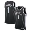 Stupendo Mikal Bridges Brooklyn Nets Nike Unisex Swingman Jersey Icon Edition Black per i devoti sostenitori