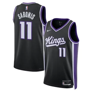 Eccezionale Versatile Domantas Sabonis Sacramento Kings Nike Unisex Swingman Player Jersey Icon Edition Black per i devoti sostenitori