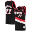 Pratico Versatile Sofisticato Clyde Drexler Portland Trail Blazers Women's 1991/92 Hardwood Classics Swingman Jersey Black per i devoti sostenitori