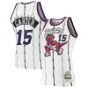 Magnifico Versatile Gorgeous Vince Carter Toronto Raptors 1998/99 Hardwood Classics Authentic Jersey White per i devoti sostenitori