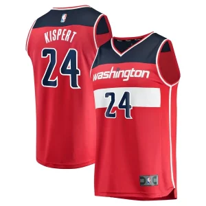 Attraente Resistente Comodo Corey Kispert Washington Wizards Youth Fast Break Replica Player Jersey Icon Edition Red per i devoti sostenitori