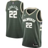 Eccezionale Trendy Khris Middleton Milwaukee Bucks Nike Youth 2021/22 Swingman Jersey Icon Edition Hunter Green per i devoti sostenitori
