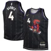 Prestigioso Robusto Attraente Scottie Barnes Toronto Raptors Nike Youth 2024/25 Swingman Player Jersey City Edition Black per i devoti sostenitori