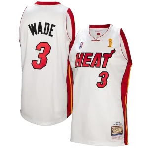 Duraturo Dwyane Wade Miami Heat 2005 06 Authentic Player Jersey White per i devoti sostenitori