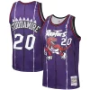 Prestigioso Stupendo Carino Damon Stoudamire Toronto Raptors 1995/96 Hardwood Classics Swingman Jersey Purple per i devoti sostenitori