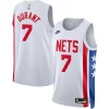 Versatile Kevin Durant Brooklyn Nets Nike Swingman Jersey Classic Edition White per i devoti sostenitori