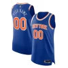 Attraente Accattivante New York Knicks Nike 2021/22 Diamond Swingman Authentic Custom Jersey Icon Edition Blue per i devoti sostenitori