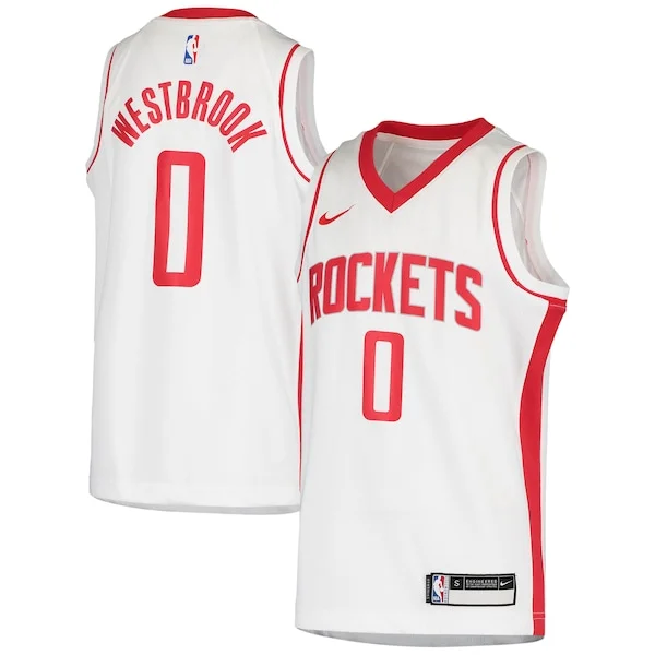 Ottimo Fascinante Russell Westbrook Houston Rockets Nike Youth Swingman Jersey Association Edition White per i devoti sostenitori