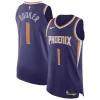 Delizioso Devin Booker Phoenix Suns Nike Authentic Jersey Association Edition Purple per i devoti sostenitori
