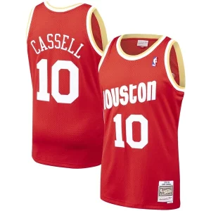 Fantastico Cool Ottimo Sam Cassell Houston Rockets 1993/94 Hardwood Classics Swingman Jersey Red per i devoti sostenitori