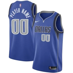 Incantevole Cool Dallas Mavericks Nike Swingman Custom Jersey Blue Icon Edition per i devoti sostenitori