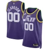 Attraente Moderno Eccezionale Jordan Clarkson Utah Jazz Nike Unisex Swingman Replica Jersey Classic Edition Purple per i devoti sostenitori