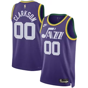 Attraente Moderno Eccezionale Jordan Clarkson Utah Jazz Nike Unisex Swingman Replica Jersey Classic Edition Purple per i devoti sostenitori