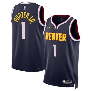 Eccezionale Michael Porter Jr. Denver Nuggets Nike Unisex Swingman Jersey Icon Edition Navy per i devoti sostenitori