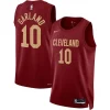 Magnifico Cool Darius Garland Cleveland Cavaliers Nike Unisex Swingman Jersey Icon Edition Wine/White per i devoti sostenitori