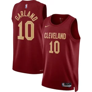 Magnifico Cool Darius Garland Cleveland Cavaliers Nike Unisex Swingman Jersey Icon Edition Wine/White per i devoti sostenitori