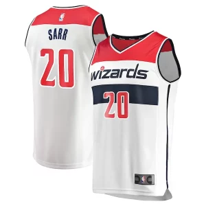 Bellissimo Alexandre Sarr Washington Wizards Youth Fast Break Replica Player Jersey Association Edition White per i devoti sostenitori