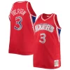 Duraturo Elegante Versatile Allen Iverson Philadelphia 76ers Big & Tall 1996/97 NBA 75th Anniversary Diamond Swingman Jersey Red per i devoti sostenitori