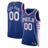 Incantevole Fantastico Trendy Philadelphia 76ers Nike 2021/22 Diamond Swingman Custom Jersey Icon Edition Royal per i devoti sostenitori