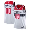 Gorgeous Washington Wizards Nike Unisex Swingman Custom Jersey White Association Edition per i devoti sostenitori