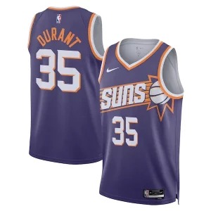 Ottimo Elegante Attraente Kevin Durant Phoenix Suns Nike Unisex Swingman Jersey Icon Edition Purple/White per i devoti sostenitori