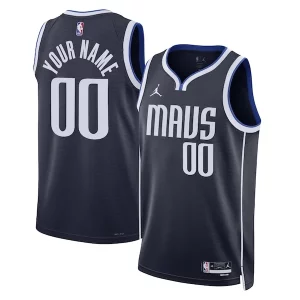 Incantevole Eccezionale Magnifico Dallas Mavericks Jordan Brand Unisex 2022/23 Swingman Custom Jersey Statement Edition Navy per i devoti sostenitori