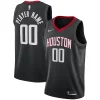 Incantevole Houston Rockets Nike Swingman Custom Jersey Black Statement Edition per i devoti sostenitori