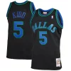 Pratico Jason Kidd Dallas Mavericks 1994/95 Hardwood Classics Reload 2.0 Swingman Jersey Black per i devoti sostenitori