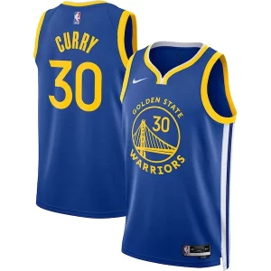 Fantastico Stephen Curry Golden State Warriors Nike Unisex Swingman Jersey Icon Edition Royal/White per i devoti sostenitori