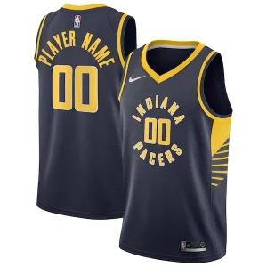 Versatile Bellissimo Indiana Pacers Nike Swingman Custom Jersey Navy Icon Edition per i devoti sostenitori