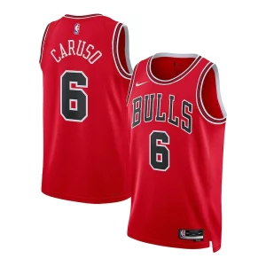 Resistente Magnifico Alex Caruso Chicago Bulls Nike Unisex Swingman Jersey Association Edition Red per i devoti sostenitori