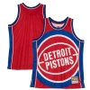 Splendido Detroit Pistons Hardwood Classics Blown Out Fashion Jersey Red per i devoti sostenitori