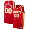Meraviglioso Pratico Carino Atlanta Hawks Nike 2020/21 Swingman Custom Jersey Icon Edition Red per i devoti sostenitori