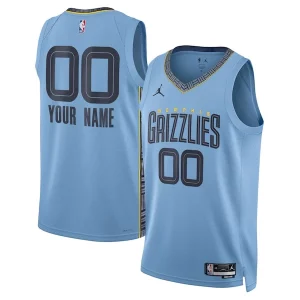 Ottimo Magnifico Memphis Grizzlies Jordan Brand Unisex 2022/23 Swingman Custom Jersey Statement Edition Blue per i devoti sostenitori