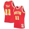 Lussuoso Ottimo Yao Ming Houston Rockets 2004/05 Hardwood Classics Swingman Jersey Red per i devoti sostenitori
