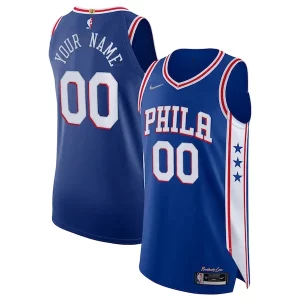 Duraturo Cool Robusto Philadelphia 76ers Nike 2021/22 Diamond Authentic Custom Jersey Icon Edition Royal per i devoti sostenitori